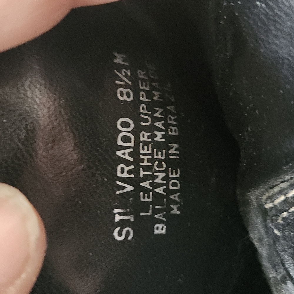 Black w/cream stitch cowboy bots - Picture 5 of 5